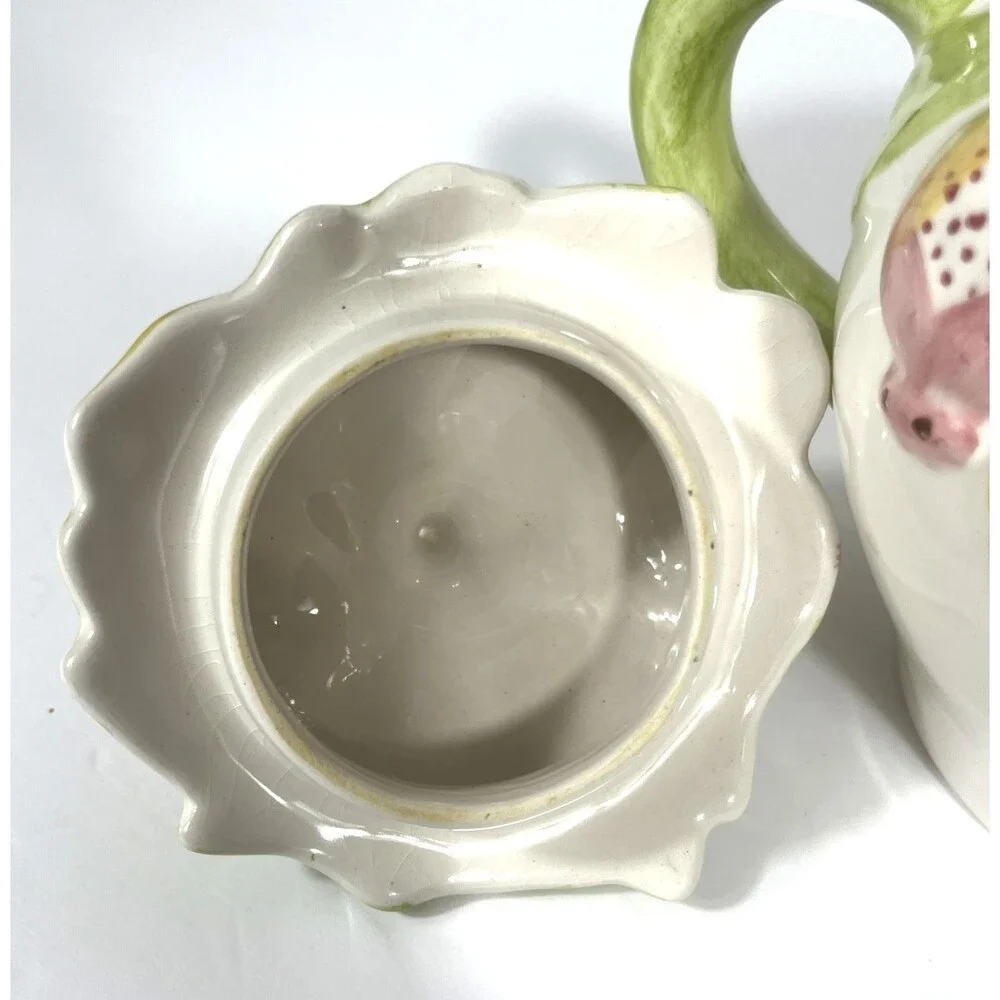 Andrea by Sadek Jay Willfred Fruit Teapot  9 in Made in Portugal Ceramic Vintage